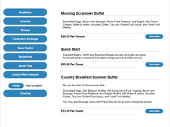 CaterTrax Menu
