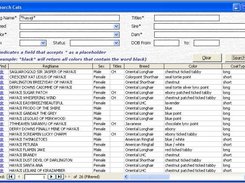 Cat search tool by multiple fields