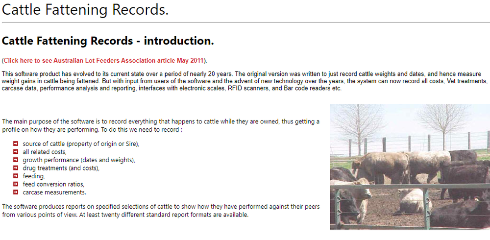 Cattle Fattening Records Screenshot 1