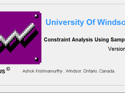 Constraint Analysis Using Sampling: CAUS Screenshot 1
