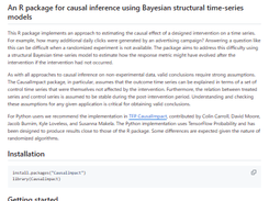CausalImpact Screenshot 1