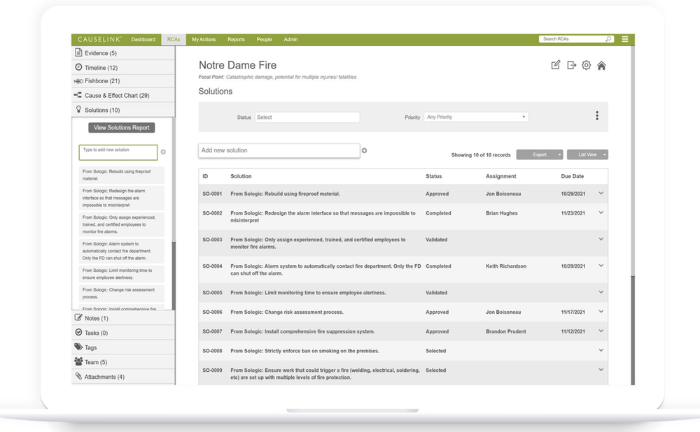 Causelink Screenshot 1