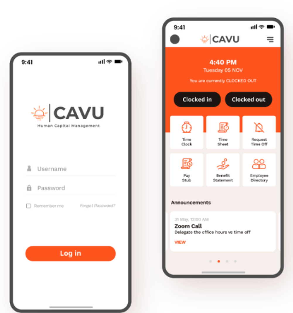 CAVU HCM Screenshot 1