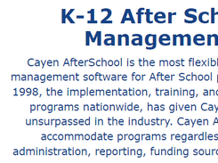 Cayen AfterSchool Screenshot 1