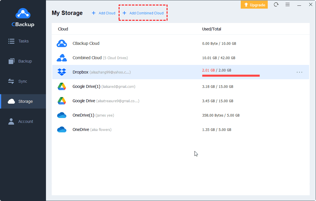 CBackup Screenshot 1