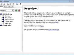 Help Dialog ScreenShot - cbh v0.9(Alpha)
