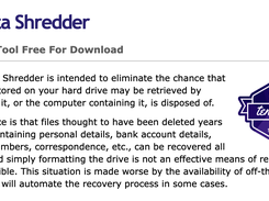 CBL Data Shredder Screenshot 1