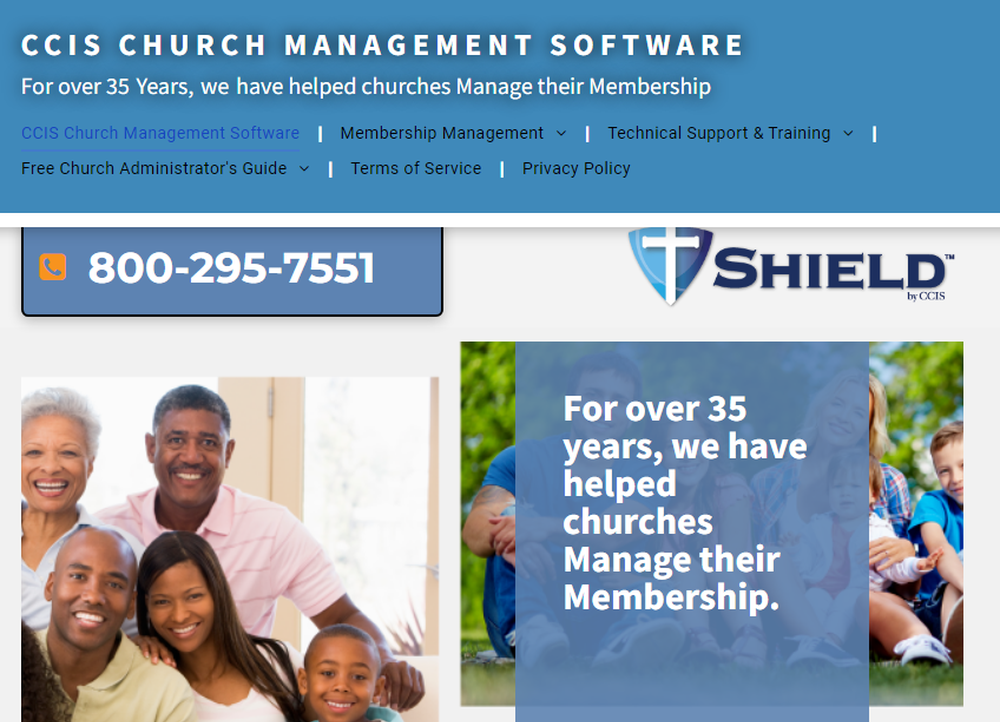 CCIS Church Management Software Screenshot 1