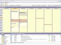 Drag-and-drop tasks onto a calendar to plan