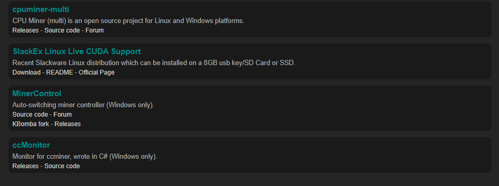 ccminer Screenshot 1