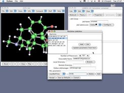 The Globus job submission editor with GAMESS-UK on Mac OSX