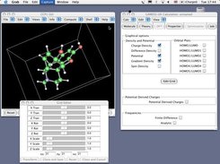 The properties selection widget for GAMESS-UK (Mac OSX)