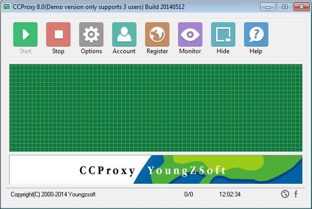 CCProxy Screenshot 1