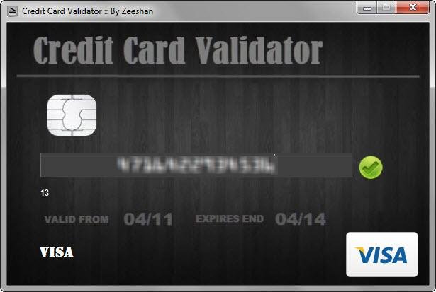 credit card validator software download