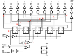 CD4017 CD4017B KiCAD Simulation model Screenshot 3