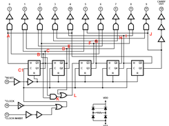 CD4017 CD4017B KICAD Simulating model Screenshot 3