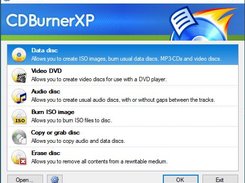 CDBurnerXP x64 Screenshot 1