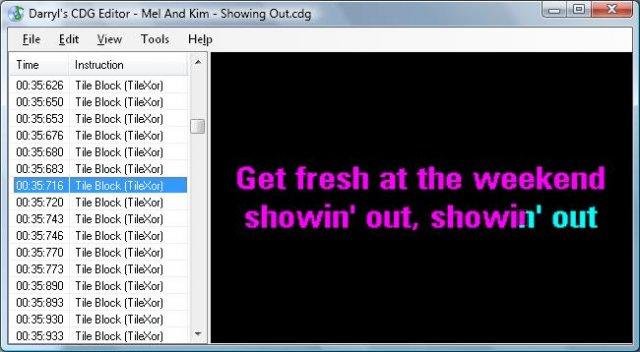 cdg editor edit karaoke cdg files download sourceforge net cdg format
