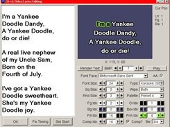 3. Lyrics/Karaoke Editing. (Screenshot scaled from 686x525.)