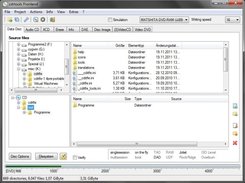 02 main window, data disc project, file explorer enabled