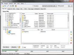 02 main window, data disc project, file explorer enabled