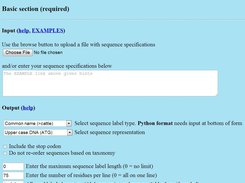 Top-level section for basic use. Optional sections give full control.