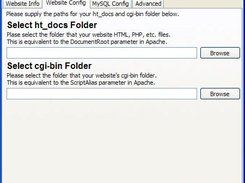 Create New CD_SERVER Website Configuration