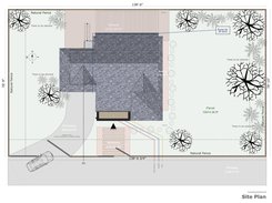 Site plan drawn with Cedreo