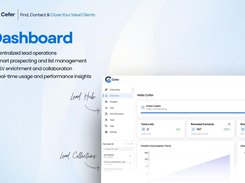 Cefer.io Dashboard