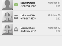 Cellcom Visual Voicemail Screenshot 1