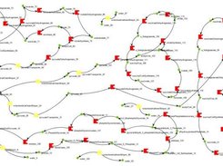 Example model biochemical pathways (JUNG network viewer).