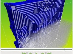 2D Code 942 in 3D, 1 million cells.