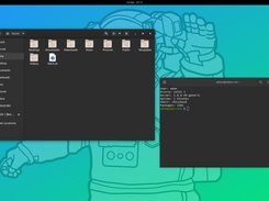 Desktop with Dark theme