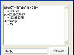 Example Calculator using Ceme