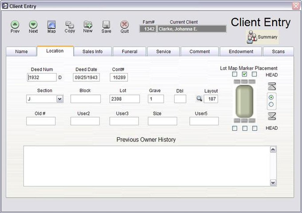 Cemetery Office Suite Screenshot 1