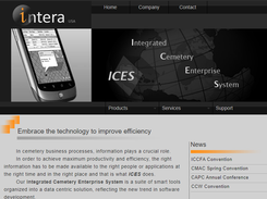 Intera Integrated Cemetery Enterprise System Screenshot 1