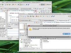 5. Ceno promts a warning when opening a resource