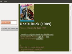 Idea for getting subtitles. 