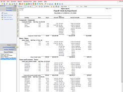 Payroll Totals by Department