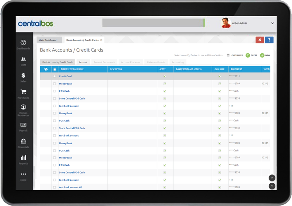 CentralBOS Business Accounting