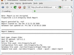 reviewing tripwire report