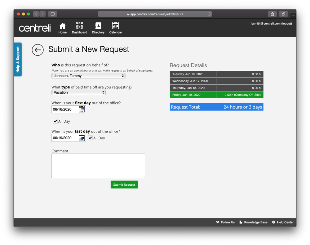 Centreli Screenshot 1