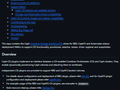 Ceph CSI Screenshot 1