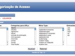 Configuracao de Categorias