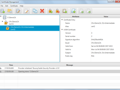 Certificate Store Workspace