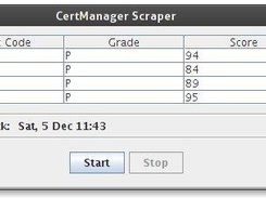 CertManager Scraper Screenshot 1