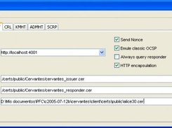 OCSP Client GUI - combobox mode