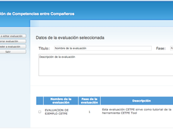 CETPE TOOL: Peer review for Moodle Screenshot 3