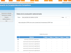 CETPE TOOL: Peer review for Moodle Screenshot 5