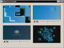 VideoCore - Playing multiples videos in my own window